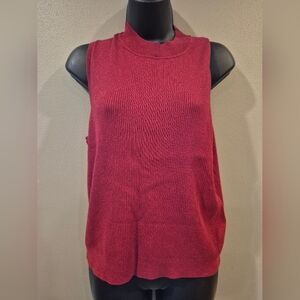 NWT Banana Republic Elegant Red Sleeveless Top